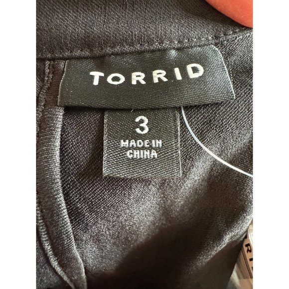 NEW TORRID Caged High Neck Sleeveless Peplum Top Black Womens Size 3X - Picture 7 of 14